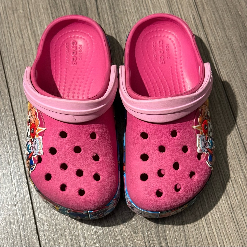 🐾 Paw Patrol Pink Pup Slide-On Crocs